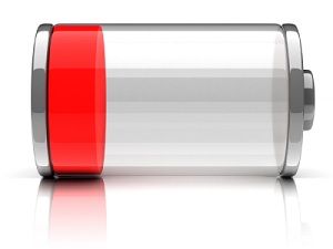 low cell phone battery